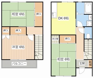 メゾンクレールの物件間取画像